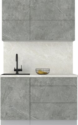 Кухонный гарнитур Интерлиния Мила Матте 1.3 А - фото