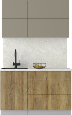 Кухонный гарнитур Интерлиния Мила Матте 1.3 А - фото