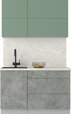 Кухонный гарнитур Интерлиния Мила Матте 1.3 А - фото