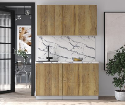 Кухонный гарнитур Интерлиния Мила Матте 1.4 А