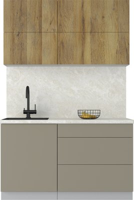 Кухонный гарнитур Интерлиния Мила Матте 1.4 А - фото