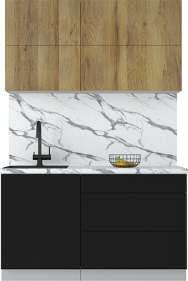 Кухонный гарнитур Интерлиния Мила Матте 1.4 А - фото