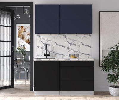 Кухонный гарнитур Интерлиния Мила Матте 1.4 А