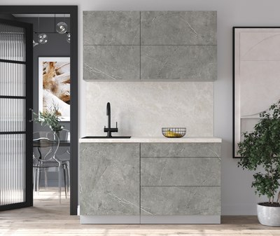 Кухонный гарнитур Интерлиния Мила Матте 1.4 А