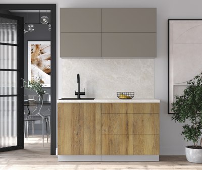 Кухонный гарнитур Интерлиния Мила Матте 1.4 А