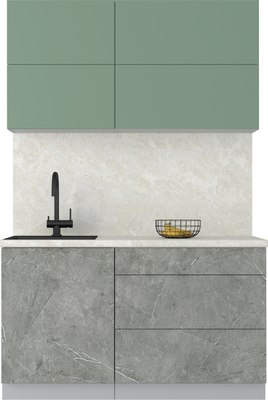 Кухонный гарнитур Интерлиния Мила Матте 1.4 А - фото