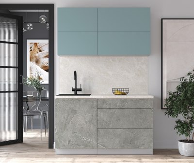 Кухонный гарнитур Интерлиния Мила Матте 1.4 А