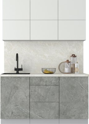 Кухонный гарнитур Интерлиния Мила Матте 1.5 А - фото