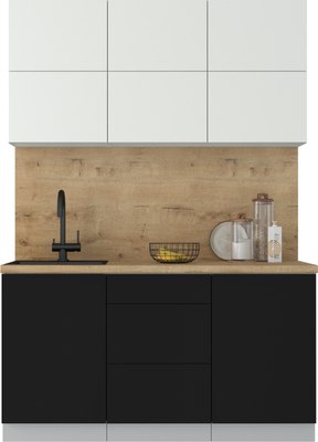 Кухонный гарнитур Интерлиния Мила Матте 1.5 А - фото