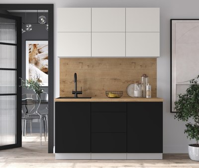 Кухонный гарнитур Интерлиния Мила Матте 1.5 А