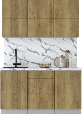 Кухонный гарнитур Интерлиния Мила Матте 1.5 А - фото