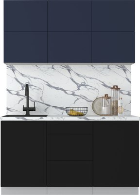 Кухонный гарнитур Интерлиния Мила Матте 1.5 А - фото