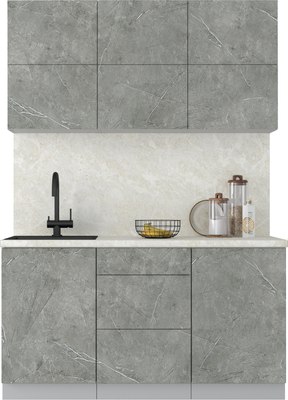 Кухонный гарнитур Интерлиния Мила Матте 1.5 А - фото