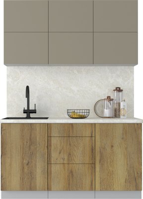 Кухонный гарнитур Интерлиния Мила Матте 1.5 А - фото