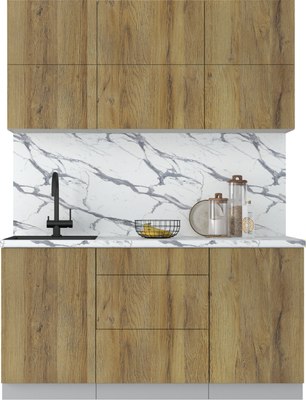 Кухонный гарнитур Интерлиния Мила Матте 1.6 А - фото