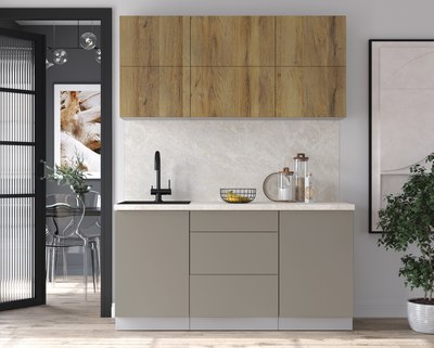 Кухонный гарнитур Интерлиния Мила Матте 1.6 А