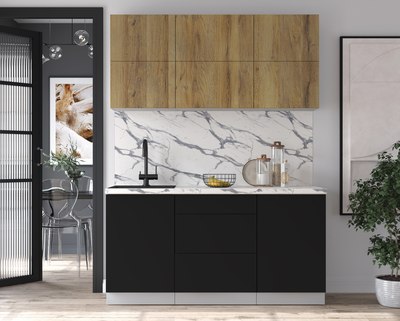 Кухонный гарнитур Интерлиния Мила Матте 1.6 А