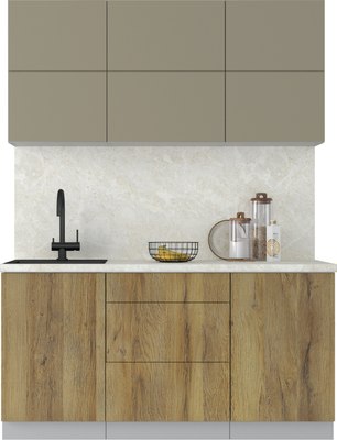 Кухонный гарнитур Интерлиния Мила Матте 1.6 А - фото