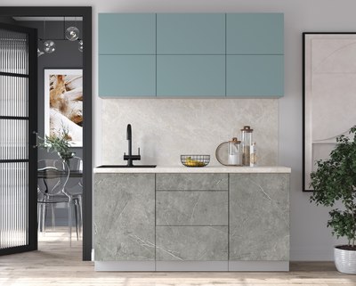 Кухонный гарнитур Интерлиния Мила Матте 1.6 А