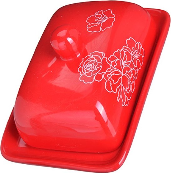 Масленка Loraine Красный Узор 25831