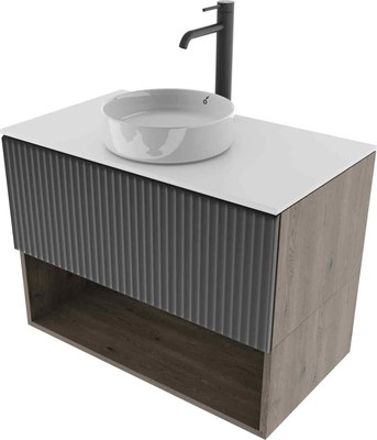 Полка для тумбы в ванную ЗОВ Кито 80 / SKTS80