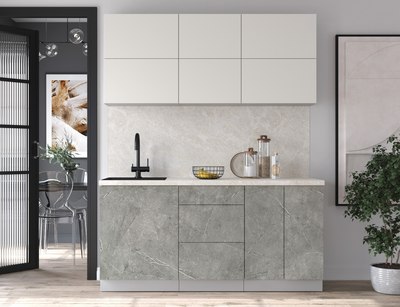 Кухонный гарнитур Интерлиния Мила Матте 1.7 А