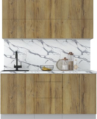 Кухонный гарнитур Интерлиния Мила Матте 1.7 А - фото