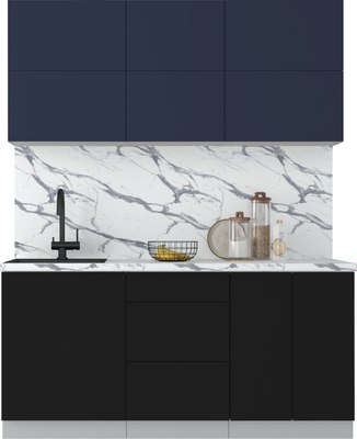 Кухонный гарнитур Интерлиния Мила Матте 1.7 А - фото