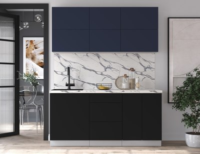 Кухонный гарнитур Интерлиния Мила Матте 1.7 А