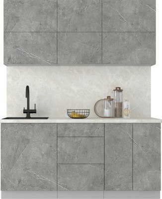 Кухонный гарнитур Интерлиния Мила Матте 1.7 А - фото