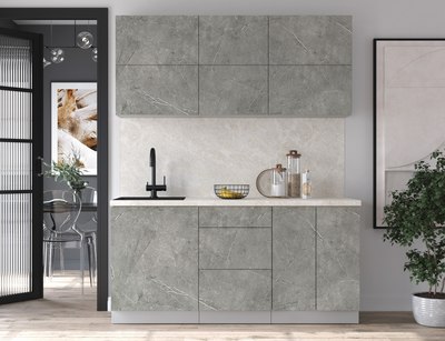 Кухонный гарнитур Интерлиния Мила Матте 1.7 А