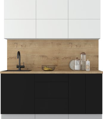 Кухонный гарнитур Интерлиния Мила Матте 1.8 А - фото