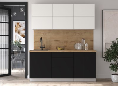 Кухонный гарнитур Интерлиния Мила Матте 1.8 А