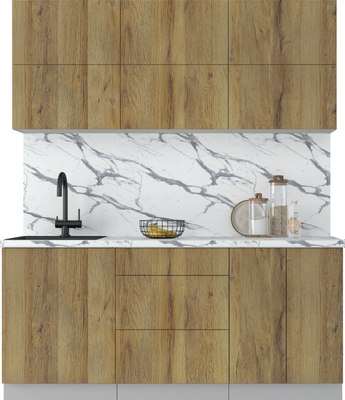 Кухонный гарнитур Интерлиния Мила Матте 1.8 А - фото