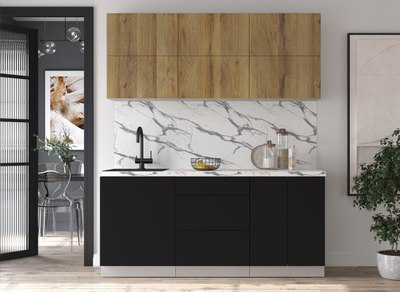 Кухонный гарнитур Интерлиния Мила Матте 1.8 А