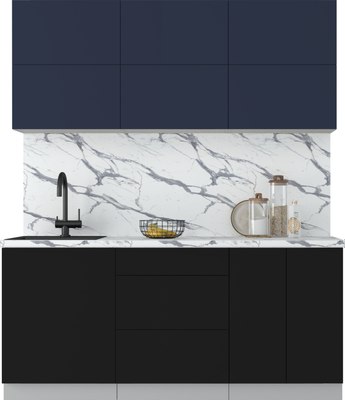 Кухонный гарнитур Интерлиния Мила Матте 1.8 А - фото