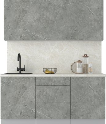 Кухонный гарнитур Интерлиния Мила Матте 1.8 А - фото