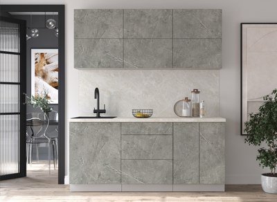 Кухонный гарнитур Интерлиния Мила Матте 1.8 А