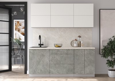 Кухонный гарнитур Интерлиния Мила Матте 1.9 А