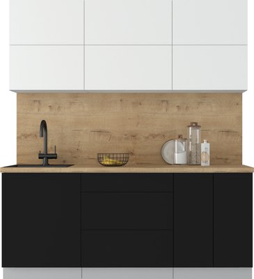 Кухонный гарнитур Интерлиния Мила Матте 1.9 А - фото