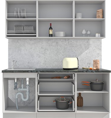 Кухонный гарнитур Интерлиния Мила Матте 1.9 А