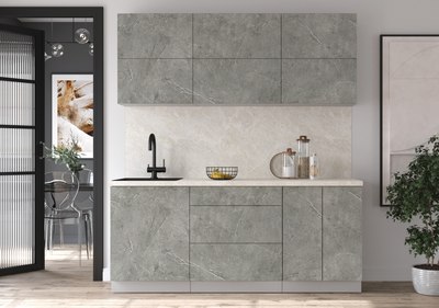 Кухонный гарнитур Интерлиния Мила Матте 1.9 А