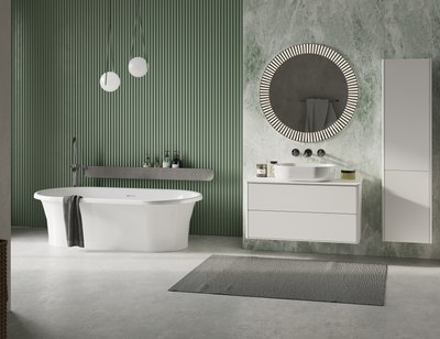 Ванна из искусственного мрамора Belux Идиллия ВИд-1750