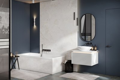 Ванна из искусственного мрамора Belux Импульс ВИ-1500