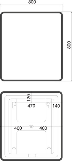 Зеркало IDDIS Cloud X CLX80T0i98