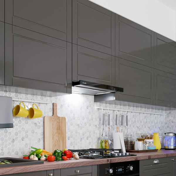 Вытяжка телескопическая Lex Hide 600