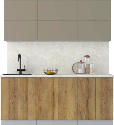 Кухонный гарнитур Интерлиния Мила Матте 1.9 А - фото