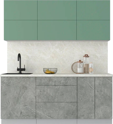 Кухонный гарнитур Интерлиния Мила Матте 1.9 А - фото