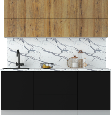 Кухонный гарнитур Интерлиния Мила Матте 2.0 А - фото