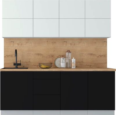 Кухонный гарнитур Интерлиния Мила Матте 2.1 А - фото